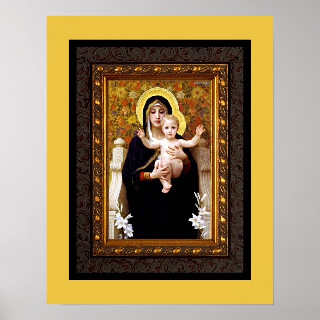 Madonna e Child Fine Art Poster (Frente)