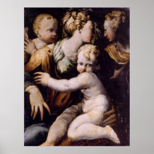 Madonna e Child, João Batista... Impressão