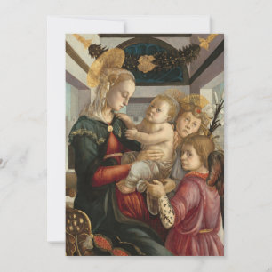 Madonna e Criança com Anjos   Botticelli