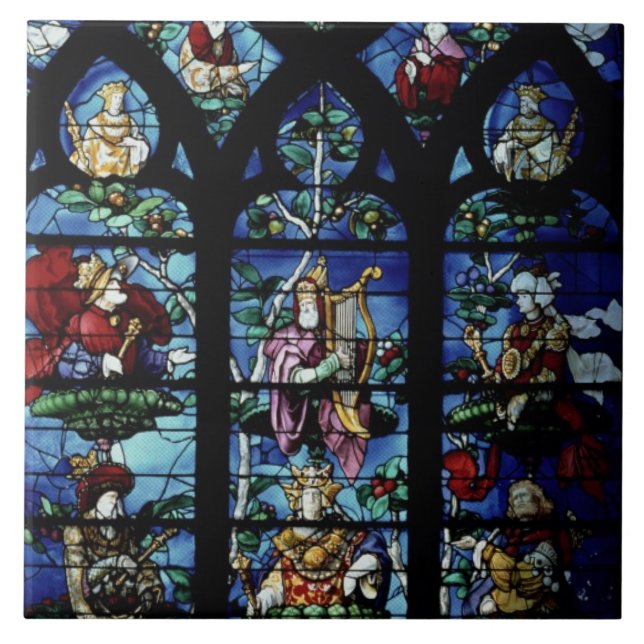 Madonna e criança com anjos e reflec dos retratos (Frente)