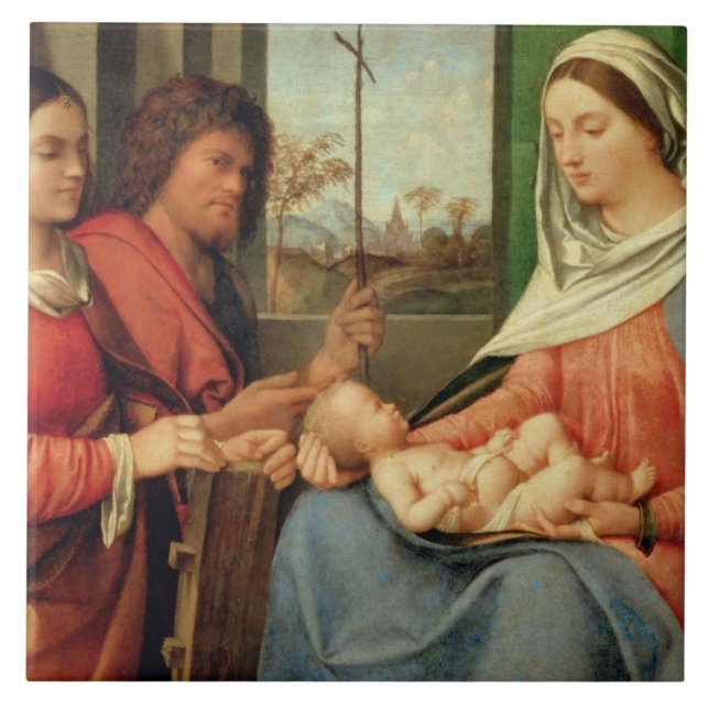 Madonna e criança com santos 2 (Frente)