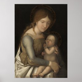 Madonna e Criança - Correggio Fine Art Poster