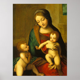 Madonna e Criança - Correggio Fine Art Poster