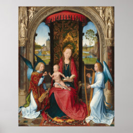 Madonna e Criança - Hans Memling Fine Art Poster