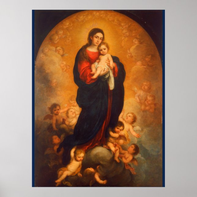 Madonna e Criança... Pôster (Frente)