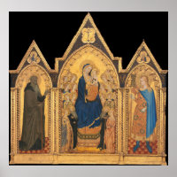 Madonna e Criança - Puccio Simone Fine Art Poster