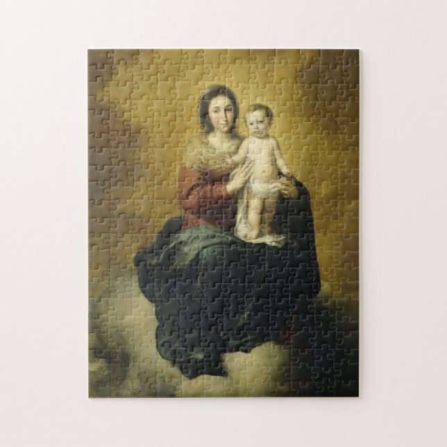 Madonna e Criança, Quebra-cabeça de Belas Artes (Vertical)