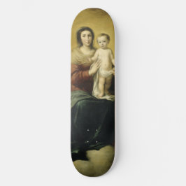 Madonna e Criança, skate de arte