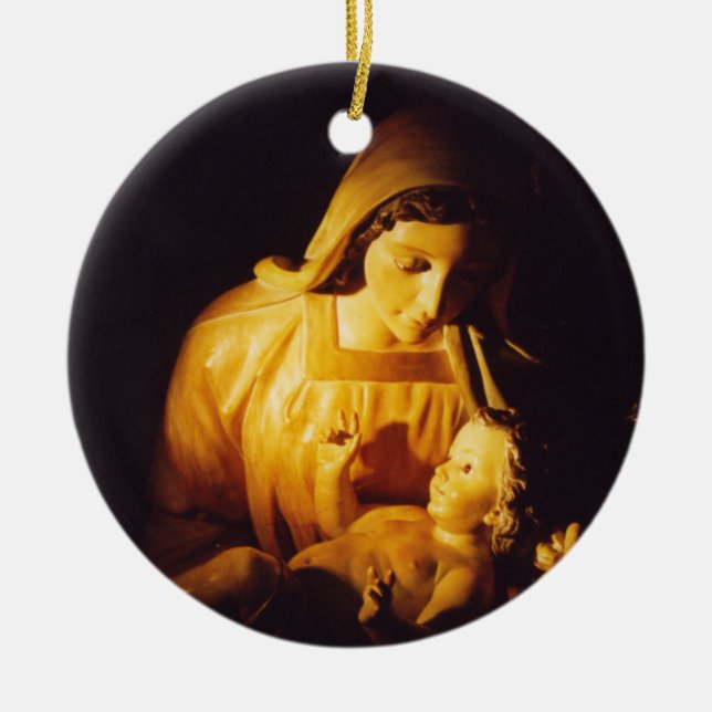 Madonna e ornamento da criança, espanha (Frente)