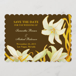 Madonna Lily: Salve os Convites de Casamento de Da