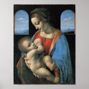 Madonna Litta por Leonardo da Vinci - Poster