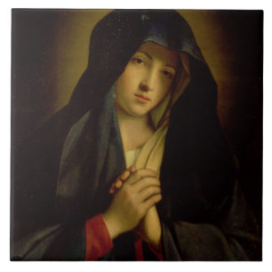 Madonna na amargura (óleo em canvas)