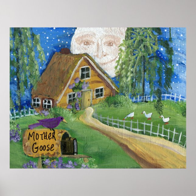 Madre Goose Childrens Poster (Frente)