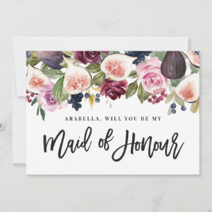 Madrinha de casamento floral rosa, burguesa e figu