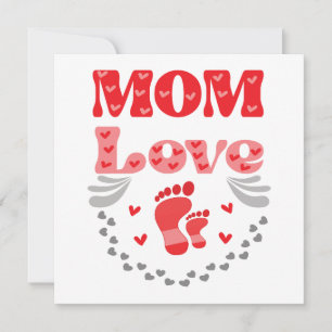 Mãe Amor, Grande Modelo de Texto Coração