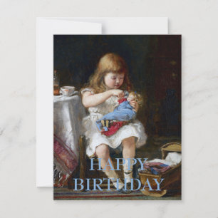 Mãe ansiosa com boneca