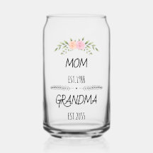 Mãe & Avó Ano de Fundação da Família Floral Person