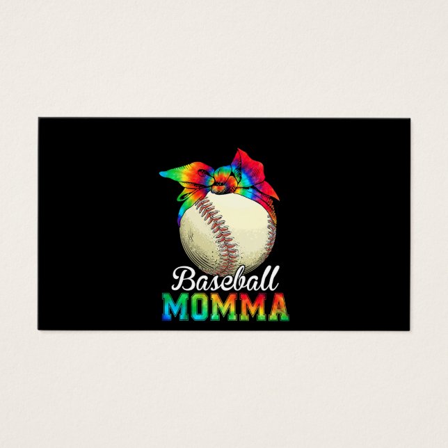 Mãe Baseball Momma Birthday (Frente)