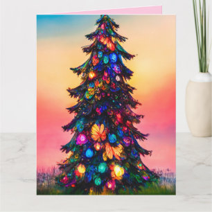 MÃE BIRTHDAY TREE FOREST FANTASY - Cartão de Sauda