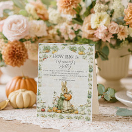 Mãe Bunny e Chá de fraldas de abóbora Jogo de Adiv