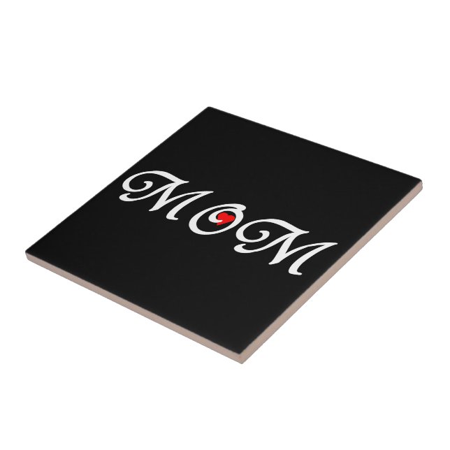 Mãe com coração vermelho (Lateral)