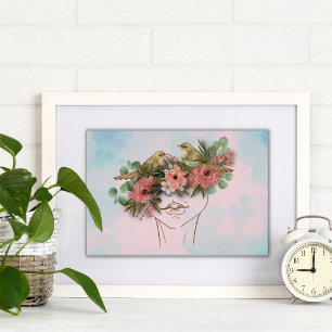 Mãe: Coração do Impressão de Poster (vários tamanh