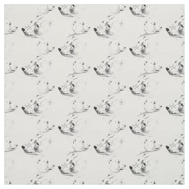 Mãe & Cub do tecido da arte do urso polar do (Modelo)