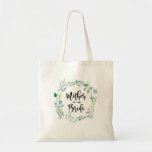 Mãe Da Bolsa De Casamento Verde-Noiva<br><div class="desc">Mãe moderna da bolsa da noiva com verde botânico. presente de festa de casamento.</div>