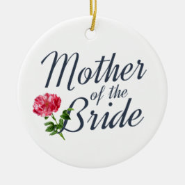 Mãe da Caligrafia do Casamento Bride | Ornamento