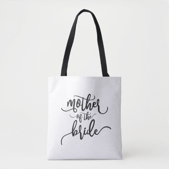 Mãe da Caligrafia do Casamento Bride| Saco de Tote (Frente)
