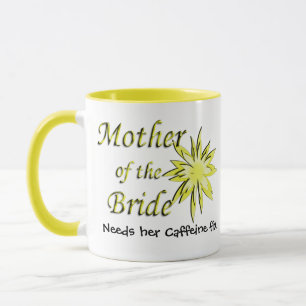 Mãe da caneca da noiva