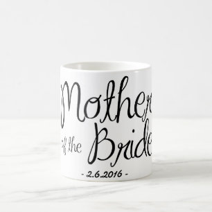 Mãe da caneca de café da noiva