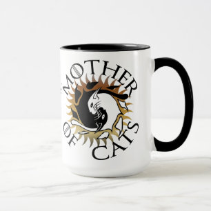 Mãe da caneca de café dos gatos
