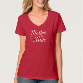 Mãe da Noiva Caligrafia de Casamento | Camiseta