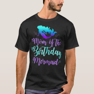 Mãe das Camisas de Festas de Sereia de Aniversário