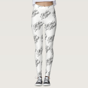 Mãe das Leggings Noivas - Preto em Branco