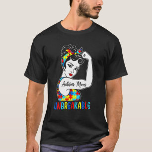 Mãe de Autista Camiseta Inquebrantável - Conscient