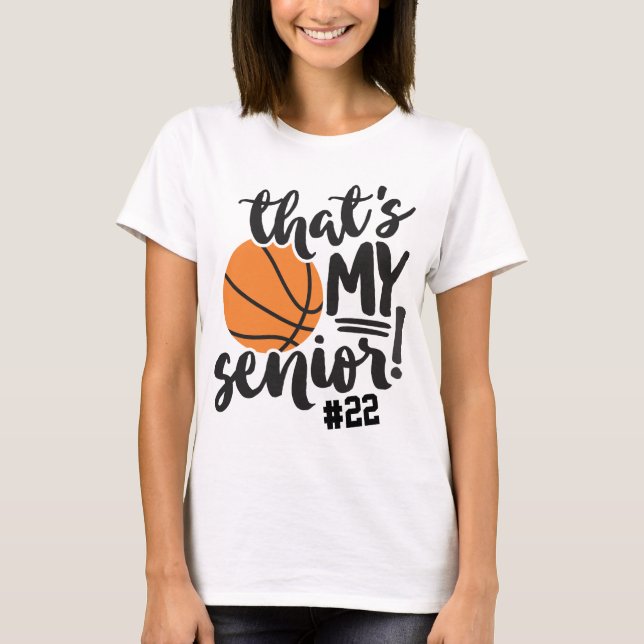 Mãe de Basquete Esse é o Número da Minha Camisa de (Frente)