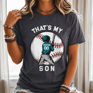 Mãe de beisebol Filho Esportes Personalizado Crian