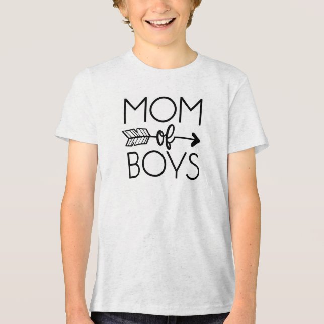 Mãe de Boys Tee - Orgulho e Na moda! (Frente)