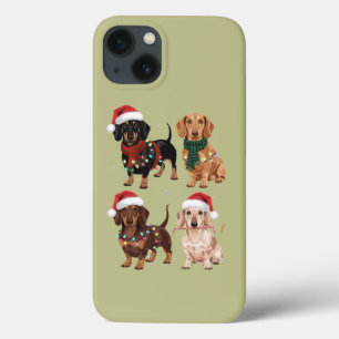 Mãe de cachorro de Natal Dachshund Amante Presente