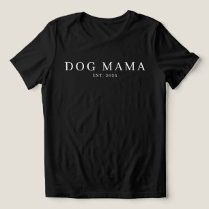 Mãe de Cachorro Minimalista Moderna Data de Estabe