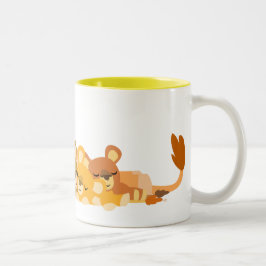 Mãe de desenho em forma de bico e caneca de bico