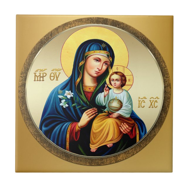 Mãe de Deus, virgem Maria (Frente)