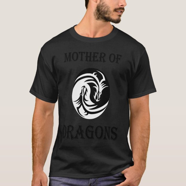 Mãe de Dragões e Tops Cute Dragon (Frente)