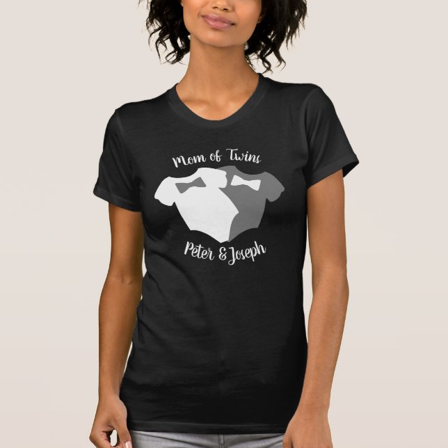 Mãe De Garotos Gêmeos, Camisa De Roupa (Frente)