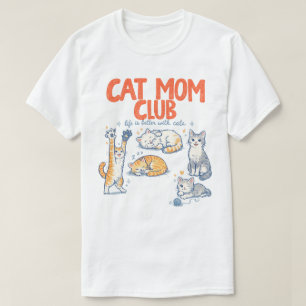 Mãe de Gato , Mãe de Gato , Camiseta Mãe de Gato,