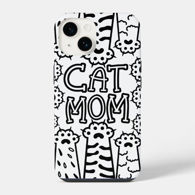 Mãe de Gato Monocromático (Verso)