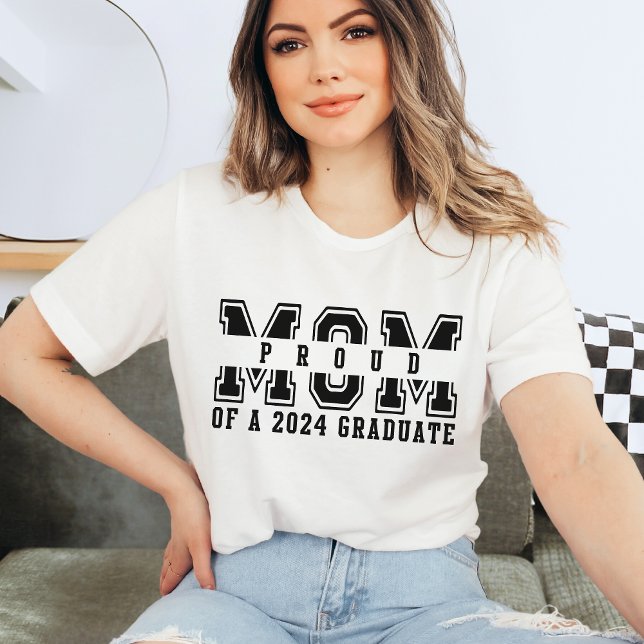 Mãe de Graduação Orgulhosa Mãe de uma Camisa de Fo (Criador carregado)
