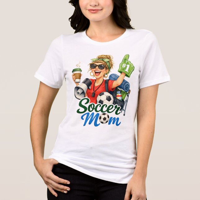 Mãe de jogador de futebol engraçada  (Frente)